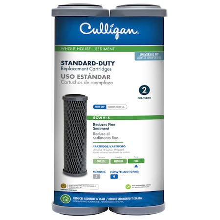 B & K Culligan Whole House Replacement Cartridge For Culligan HF-150/HF-160/HF-360, PK2 SCWH-5